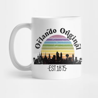 Orlando Original Retro Rainbow Mug